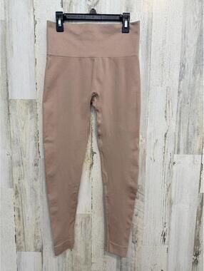 Set Active Women's Medium Nude High Waist Leggings (FLAW)